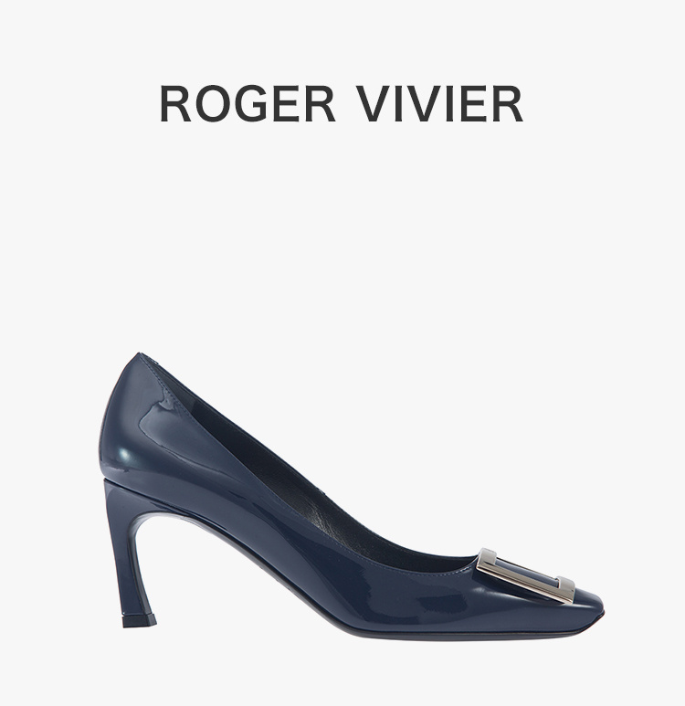 商品Roger Vivier|ROGER VIVIER 
  女士蓝色漆皮高跟鞋  RVW40015280-D1P-U800,价格¥4363,第3张图片详细描述