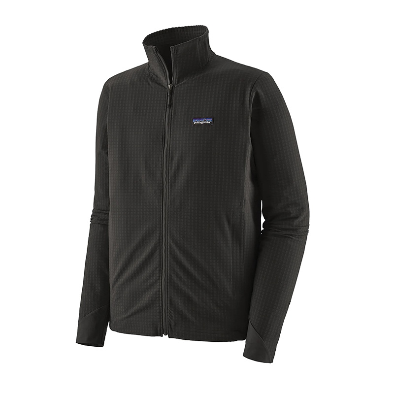 商品Patagonia|Patagonia/巴塔哥尼亚 男士黑色涤纶混纺徽标拉链夹克,价格¥1762,第2张图片详细描述