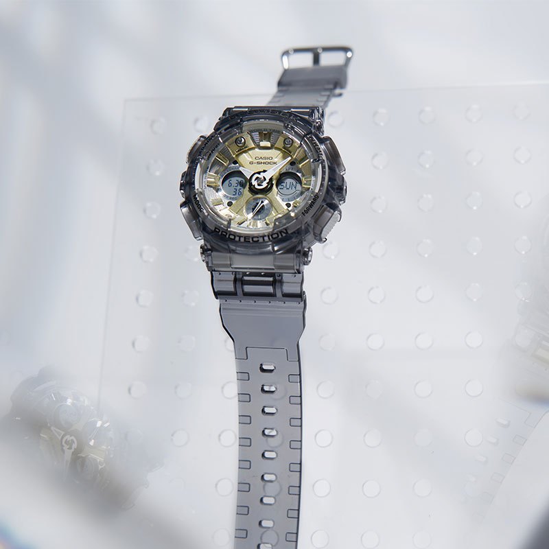 商品[国内直发] Casio|卡西欧手表“冰韧”透明系列表款  防震 防磁 200米防水 自动LED照明 世界时间（48个城市） 秒表（1/1000秒） 每日闹铃、整点响报 倒计时 夜光功能,价格¥761,第4张图片详细描述
