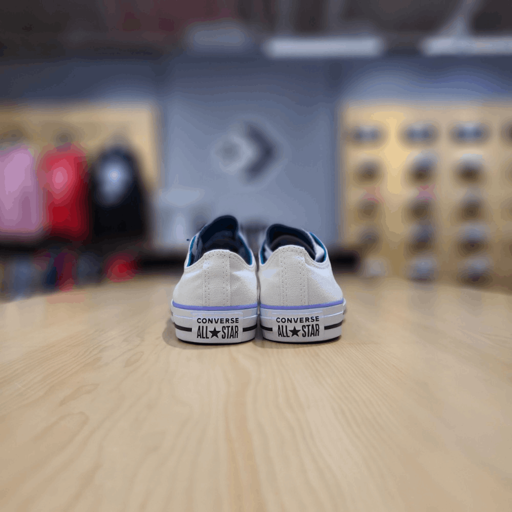 商品【预售商品15天发货】 Converse|【韩国直邮|包邮包税】匡威 女士 CHUNK TAYLOR ALL STAR 颜色 Flow Egret 帆布鞋 CTAS OX EGRET/BRIGHT SPRUCE 570292C,价格¥434,第5张图片详细描述