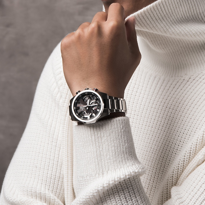 商品[国内直发] Casio|卡西欧手表太阳能动力  人造蓝宝石玻璃镜面  100米防水  计时功能  ,价格¥1529,第1张图片详细描述