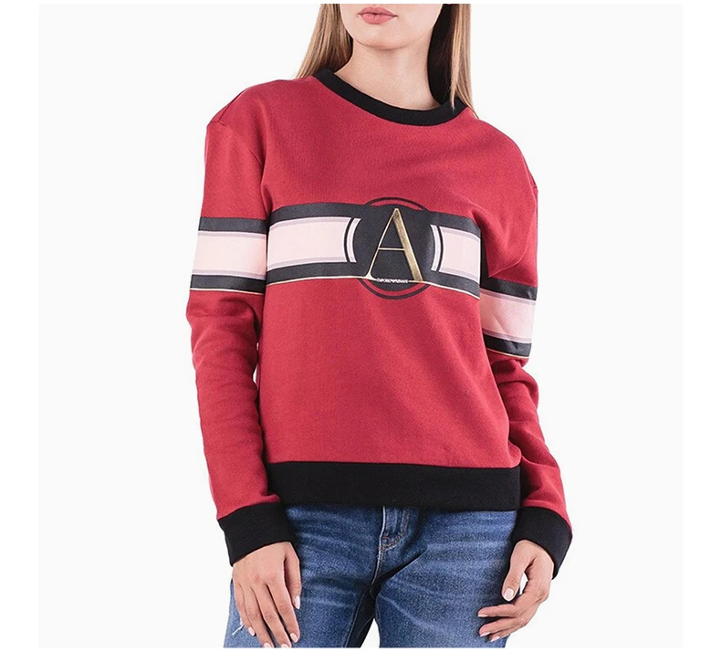 商品Emporio Armani|EMPORIO ARMANI 拼色女士卫衣/帽衫 6Z2M6V-2J4SZ-0341,价格¥1038,第6张图片详细描述