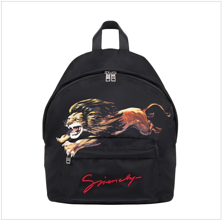 商品[国内直发] Givenchy|Givenchy 纪梵希 男士黑色尼龙背包 BK500FK0GW-960,价格¥5047,第4张图片详细描述