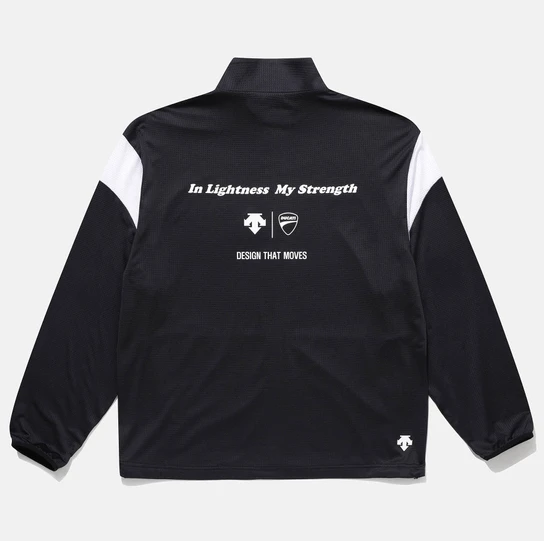 商品DESCENTE|【享贝家】ZY-（预售款）迪桑特 杜卡迪联名 男款速干舒适防晒外套 春夏新款 SO221IKT51,价格¥836,第4张图片详细描述
