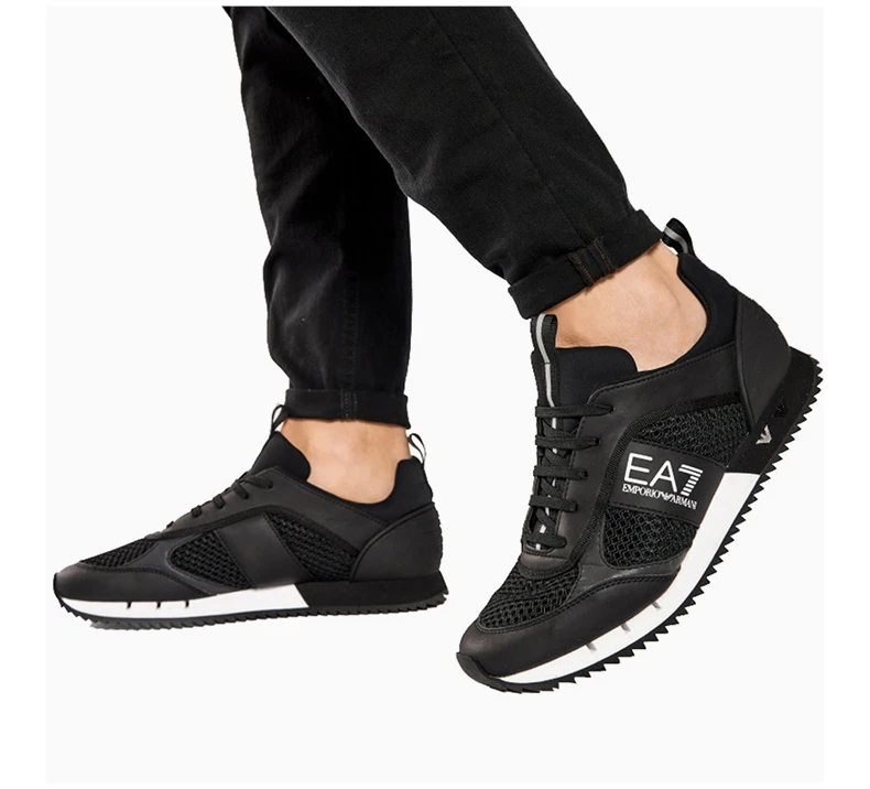 商品Emporio Armani|EMPORIO ARMANI 黑色男士运动鞋 X8X027-XK050-A120,价格¥733,第8张图片详细描述