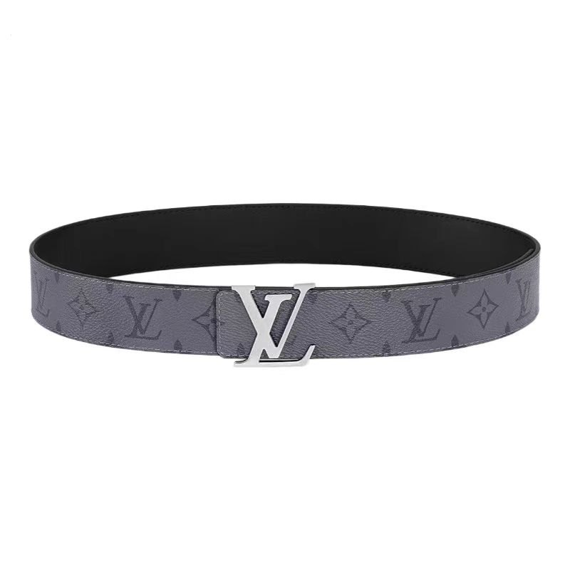商品[国内直发] Louis Vuitton|LOUIS VUITTON LV双面平滑扣牛皮帆布腰带宽4cm,价格¥4419,第5张图片详细描述