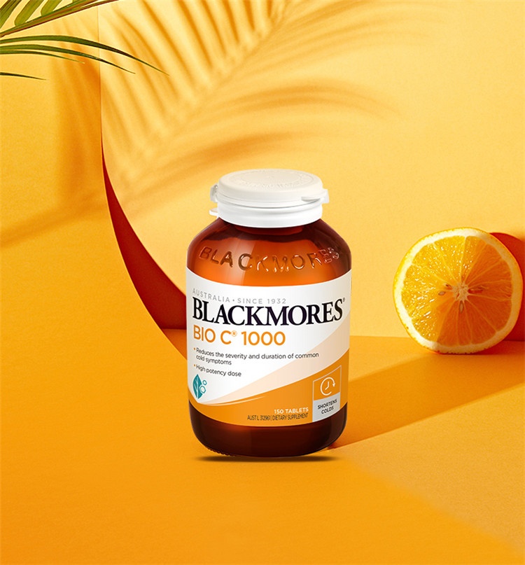 商品Blackmores|澳洲blackmores VC bio c进口天然活性维生素C片150粒成人1000mg,价格¥133,第1张图片详细描述