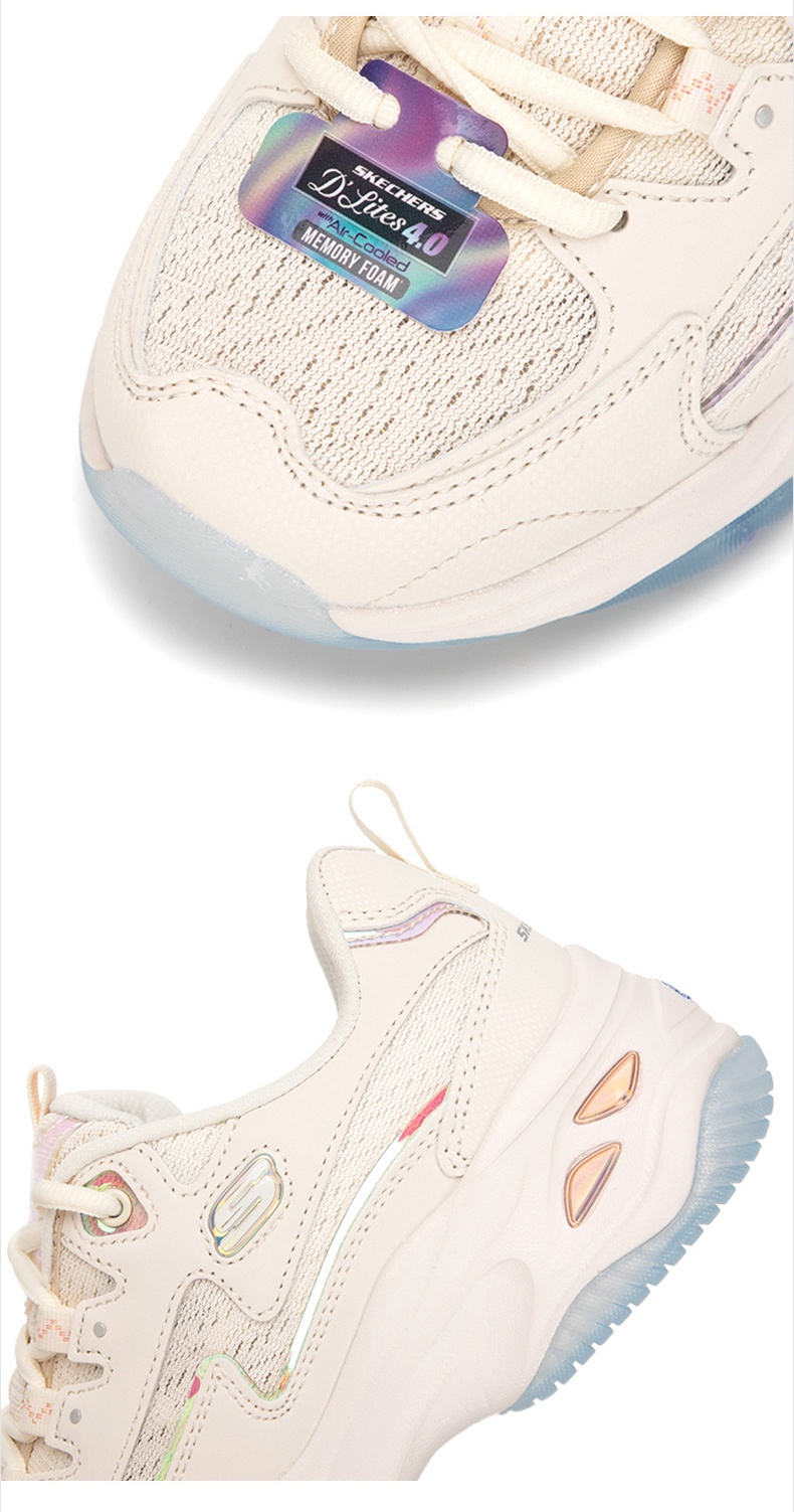 商品[国内直发] SKECHERS|斯凯奇 女 休闲鞋 熊猫鞋 896009-OFWT,价格¥493,第3张图片详细描述