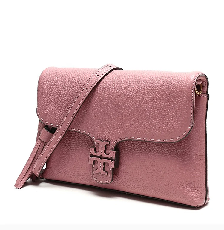 商品Tory Burch|Tory Burch 汤丽柏琦 女士粉色斜跨单肩包 53163-651,价格¥2333,第6张图片详细描述