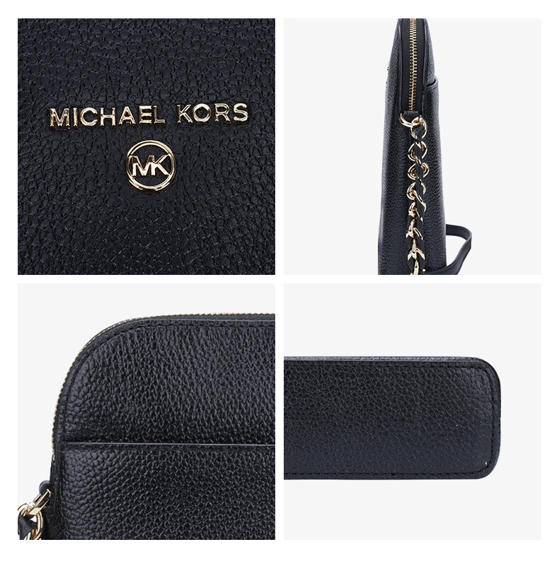 商品Michael Kors|Michael Kors  JET SET CHARM小号女士牛皮革单肩斜挎包 32T0GT9C1L-BLACK,价格¥693,第7张图片详细描述