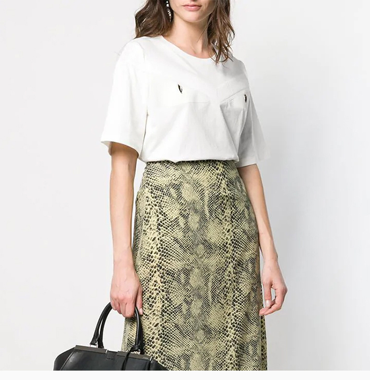 商品Fendi|Fendi 芬迪 女士米白色短袖 FAF077-A6MH-0C00,价格¥2046,第9张图片详细描述