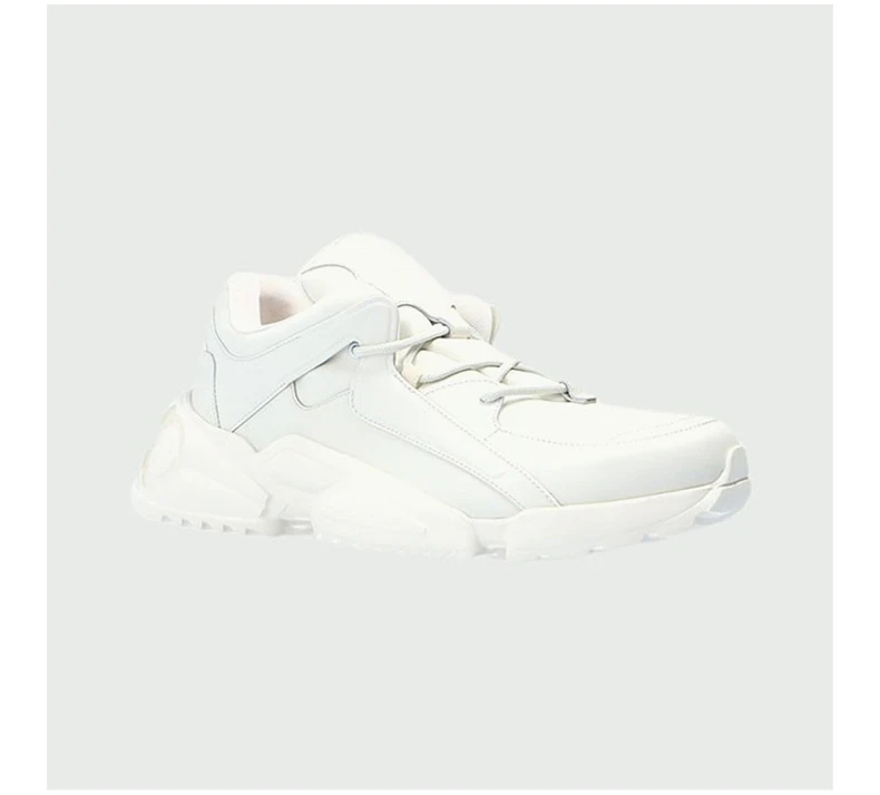 商品Salvatore Ferragamo|SALVATORE FERRAGAMO 男士白色浮雕徽标鞋厚底时尚运动鞋 0735519,价格¥4088,第5张图片详细描述