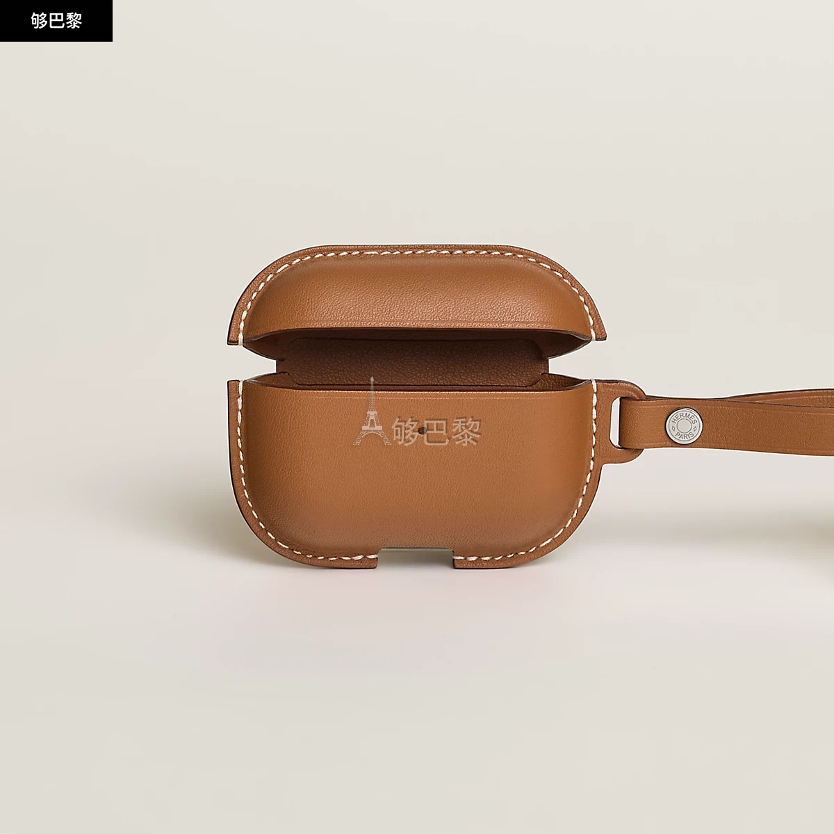 商品Hermes|【预售】 爱马仕 25春夏 女士 耳机包 Étui pour AirPods Pro 2 H0009721A37 ,价格¥8979,第3张图片详细描述