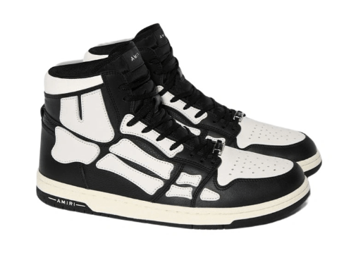 商品[国内直发] AMIRI|AMIRI SKEL-TOP HI 高帮骨头鞋 黑白,价格¥3991,第4张图片详细描述