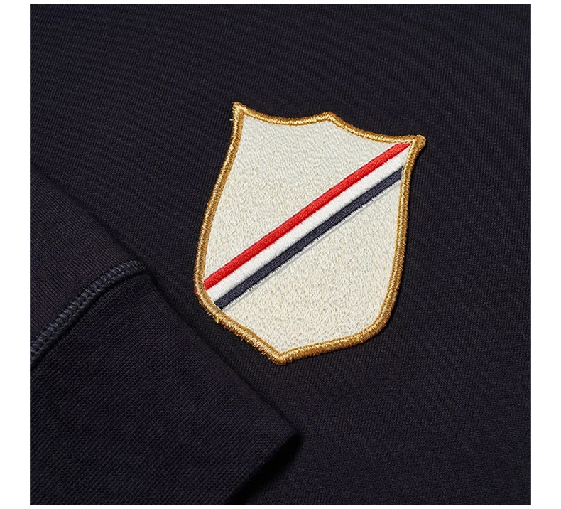 商品Thom Browne|THOM BROWNE 海军蓝色男士卫衣/帽衫 MJT277A-06931-415,价格¥4089,第8张图片详细描述
