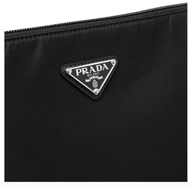 商品[国内直发] Prada|PRADA 男士黑色尼龙单肩包 2VH123-064-F0002-V-OOO,价格¥9018,第7张图片详细描述