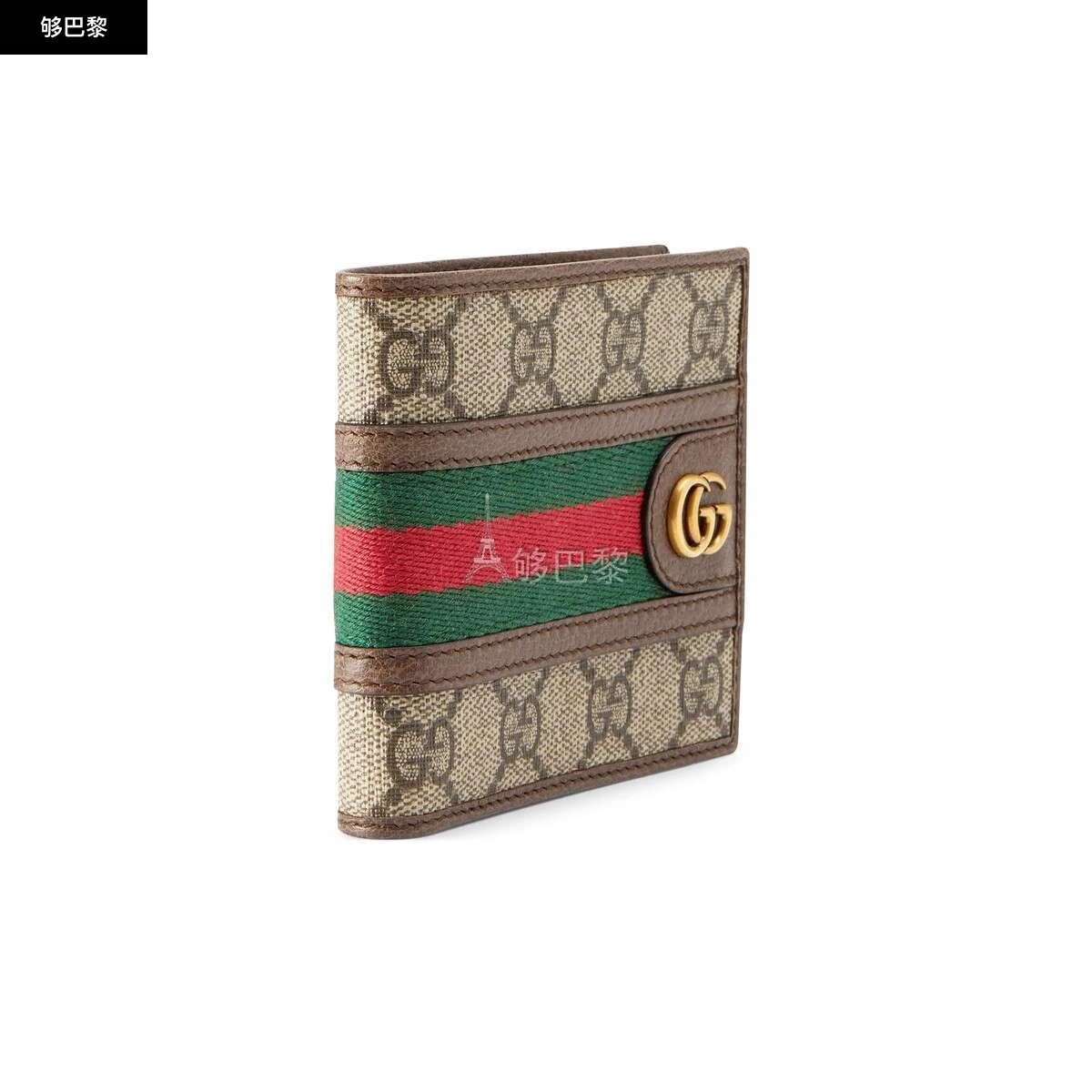 商品Gucci|【预售】 古驰 24秋冬 男士 钱包 Ophidia系列GG零钱包 597609 96IWT 8745,价格¥4027,第6张图片详细描述