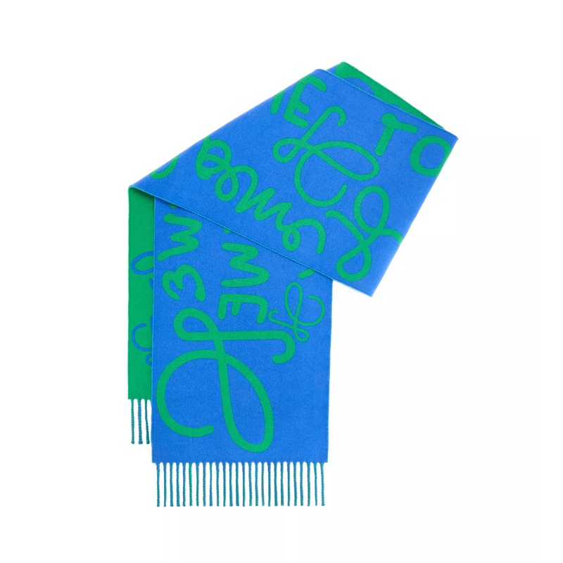 商品Loewe|【包税】LOEWE/罗意威  早秋 羊毛和羊绒  围巾   F000487XDT,价格¥3529,第15张图片详细描述