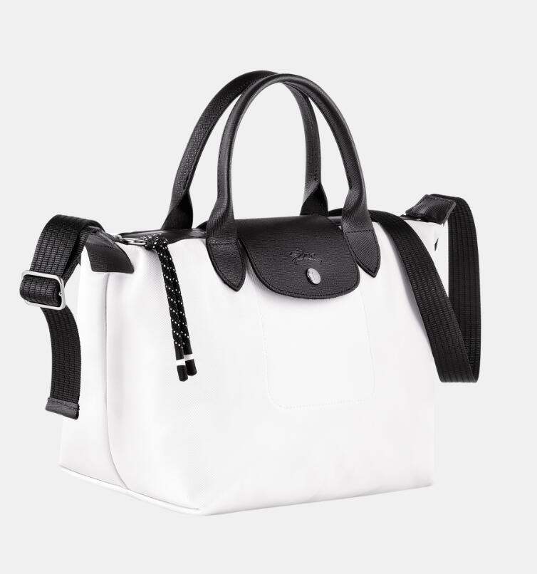 商品Longchamp|珑骧女士纯色尼龙配皮通勤小号短柄大容量手提饺子包（香港仓发货）,价格¥1157,第1张图片详细描述