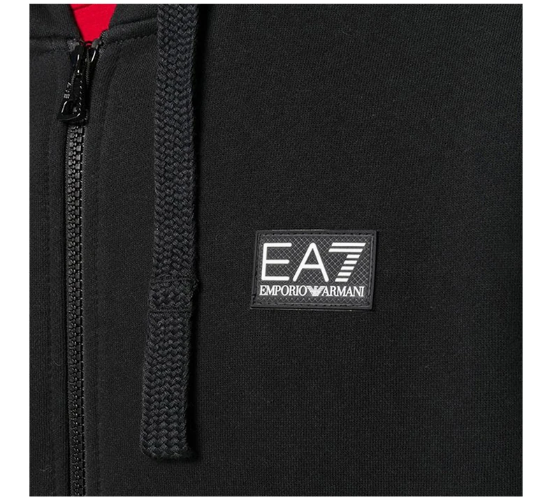 商品Emporio Armani|EMPORIO ARMANI 黑色男士卫衣/帽衫 6GPM97-PJ07Z-1200,价格¥637,第8张图片详细描述