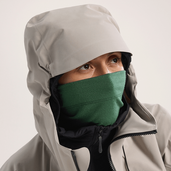 商品Arc'teryx|【Brilliant|包邮包税】RHO LIGHTWEIGHT WOOL NECK GAITER [FW24] 原色轻质羊毛领圈 围脖 AEOFUX5820,价格¥473,第5张图片详细描述