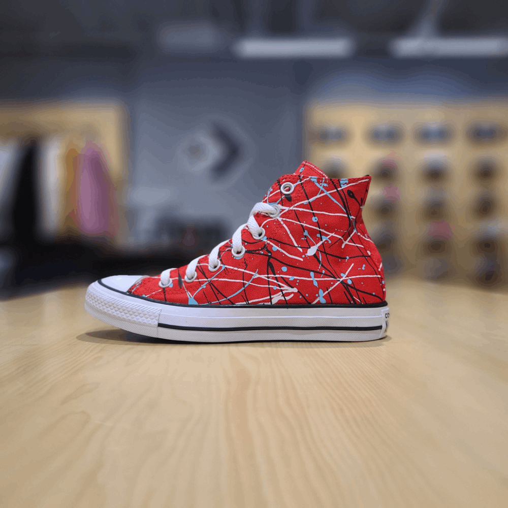 商品【预售商品15天发货】 Converse|【韩国直邮|包邮包税】匡威 共用 CHUNK TAYLOR ALL STAR PAINTER 大学 红色 高鞋 170806C,价格¥301,第2张图片详细描述