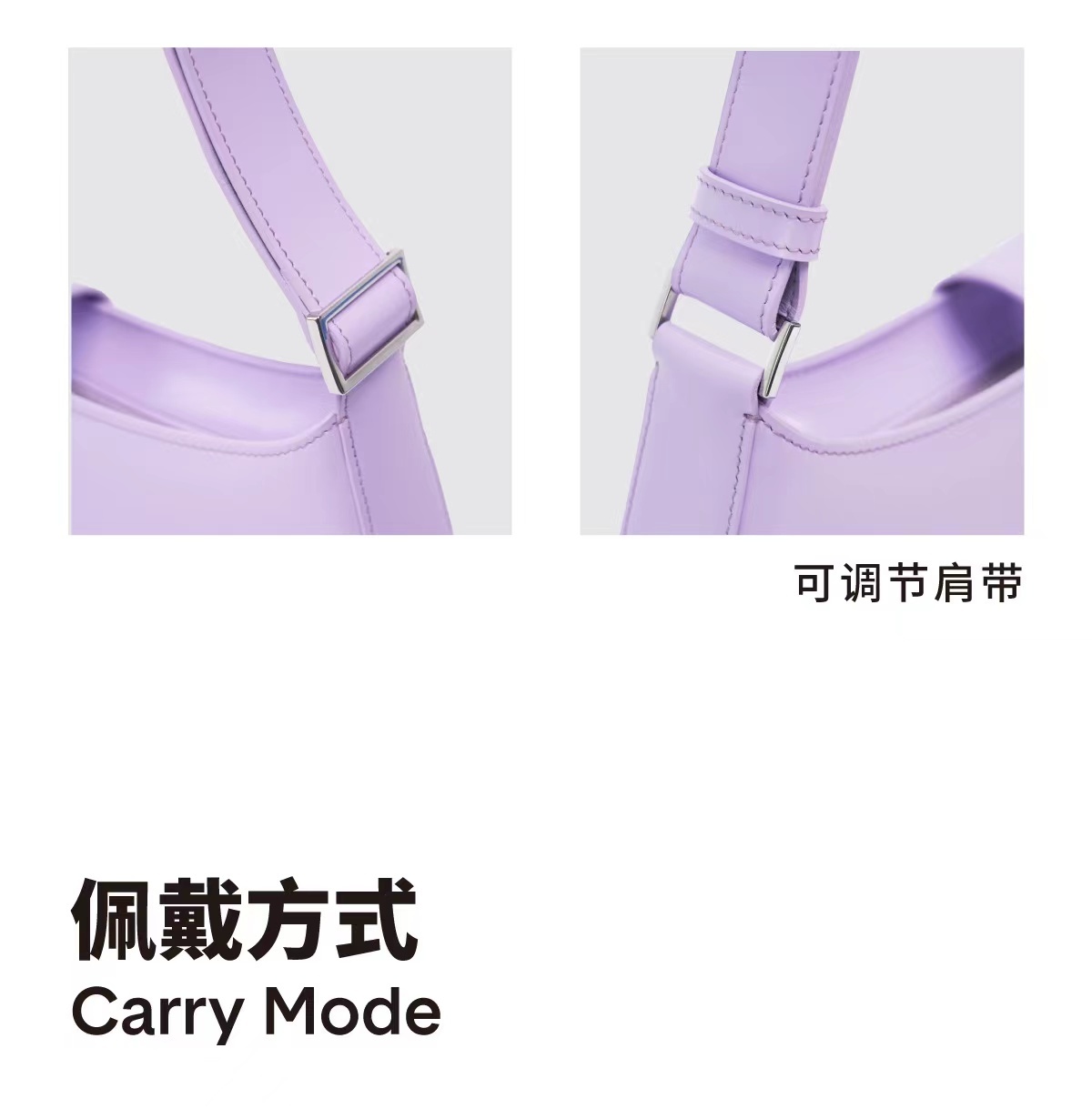 商品Alloy|【国�内直发】2022新款牛皮猫头包单肩手提腋下包小众时尚百搭潮包,价格¥1768,第10张图片详细描述