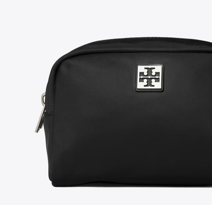 商品Tory Burch|TB汤丽柏琦拉链开合尼龙女士手拿包化妆零钱包（香港仓发货）,价格¥1034,第7张图片详细描述