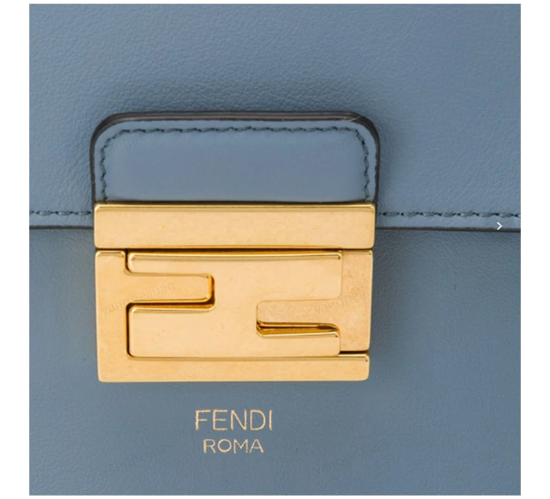 商品[国内直发] Fendi|FENDI 浅蓝色女士单肩包 8BT313-A5DY-F19T4,价格¥13814,第8张图片详细描述