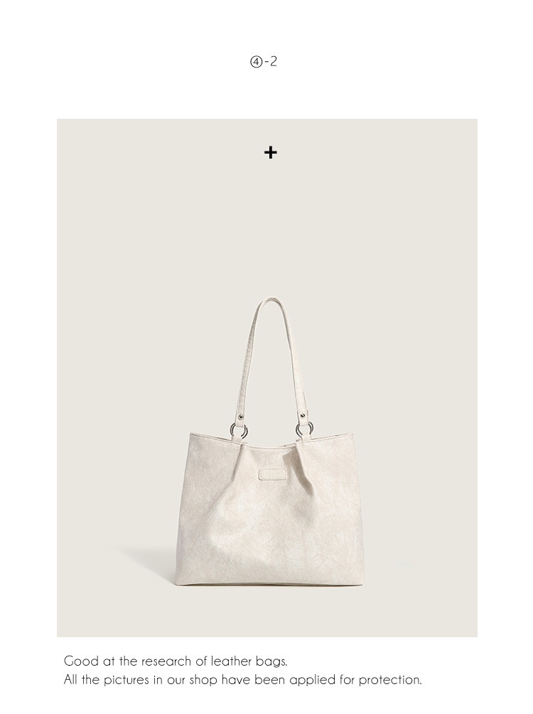 商品[国内直发] GLENVINTEN|格岚云顿2023春季新款小众设计托特包女简约单肩大包百搭学生上课大容量通勤包,价格¥238,第7张图片详细描述