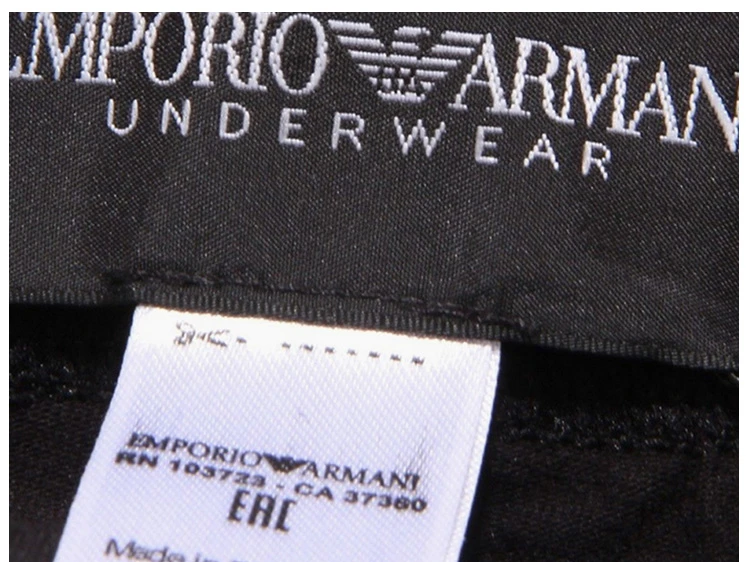 商品[国内直发] Emporio Armani|EMPORIO ARMANI 黑色男士内裤 111389-5A504-85420,价格¥313,第9张图片详细描述
