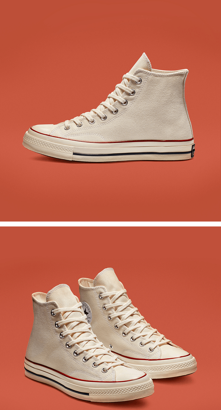 商品Converse|【Brilliant|包邮包税】匡威 Chuck Taylor All Star 70 HI  运动鞋 帆布鞋  162053C Parchment,价格¥716,第19张图片详细描述