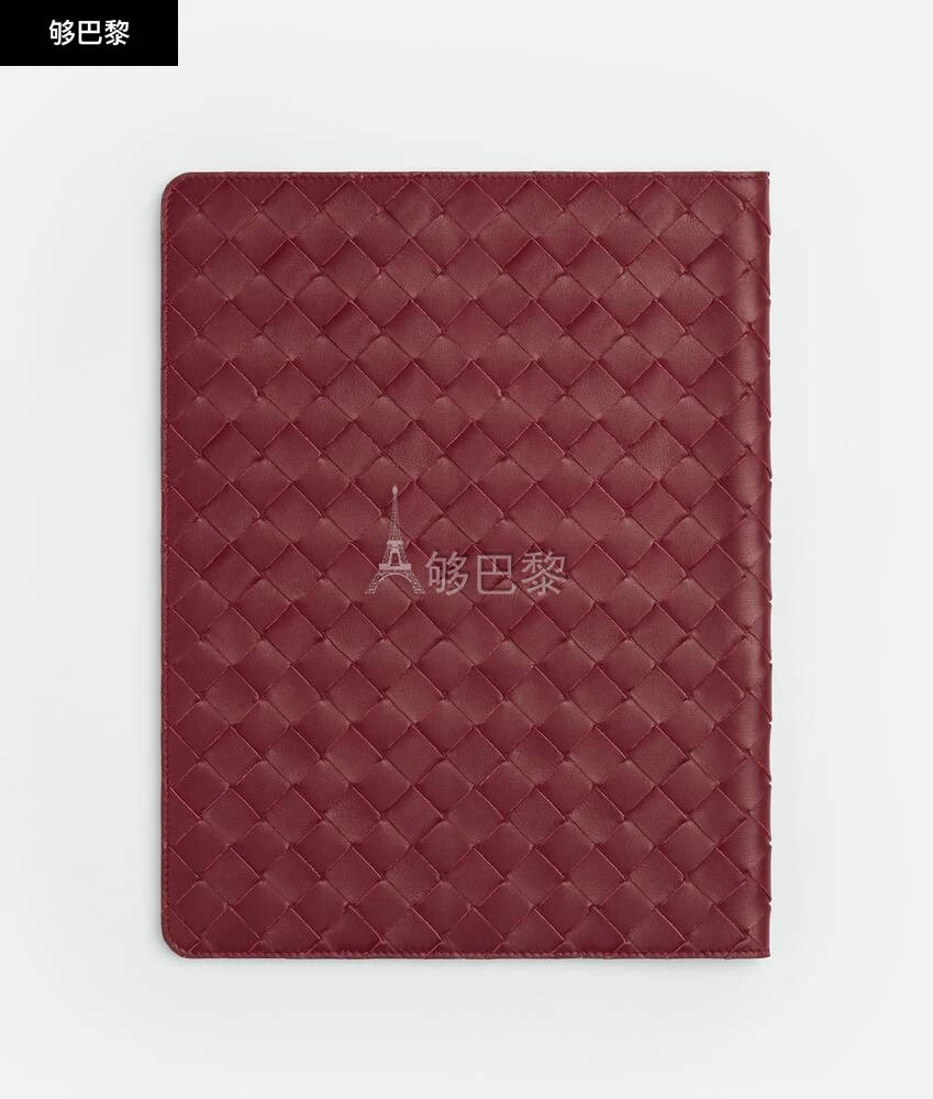 商品Bottega Veneta|【预售】 BV葆蝶家 24秋冬 男士 收纳包 加大号Intrecciato编织笔记本封皮 756141VCRA16337,价格¥7127,第5张图片详细描述