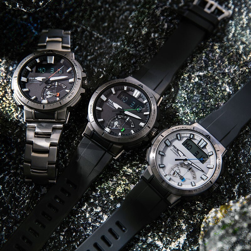 商品[国内直发] Casio|卡西欧高端登山系列PROTREK PRW-70YT-7PR 太阳能动力  6局电波接收  人造蓝宝石玻璃镜面  罗盘功能  测高功能  气压测量功能 ,价格¥4764,第3张图片详细描述