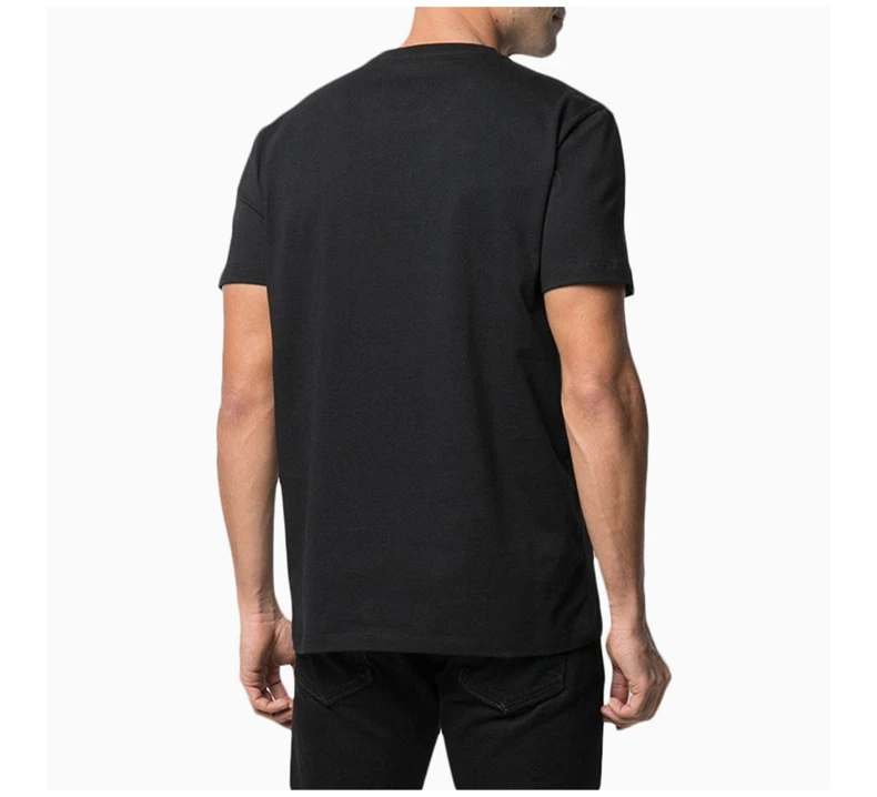 商品Alexander McQueen|ALEXANDER MCQUEEN 亚历山大·麦昆 男士黑色棉质T恤 642662-QQX74-1000,价格¥908,第6张图片详细描述