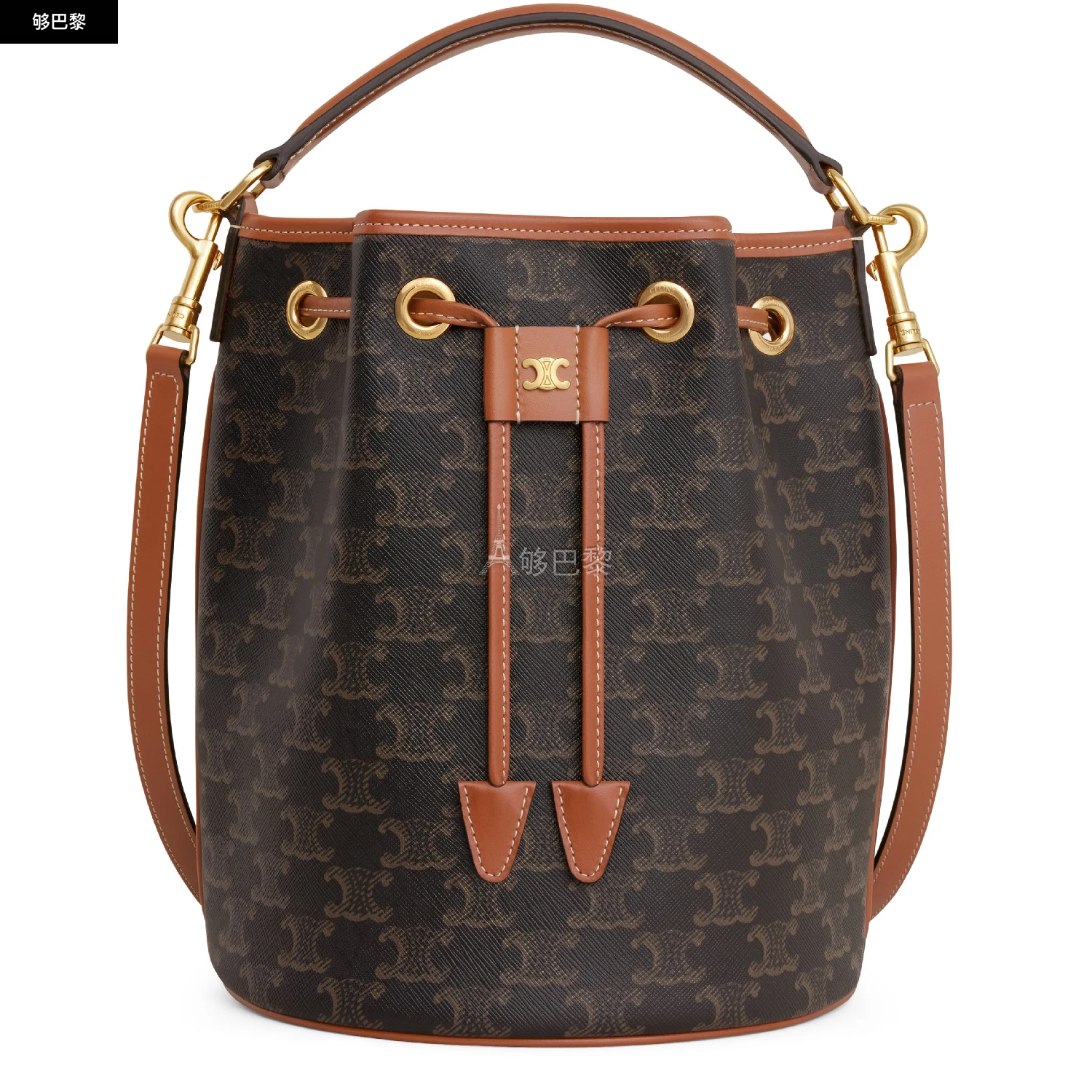 商品Celine|【预售】 女士 单肩包 Clara标志印花牛皮革手袋  116882FQM.04LU/04LU CELUT73ZBRW,价格¥15785,第3张图片详细描述