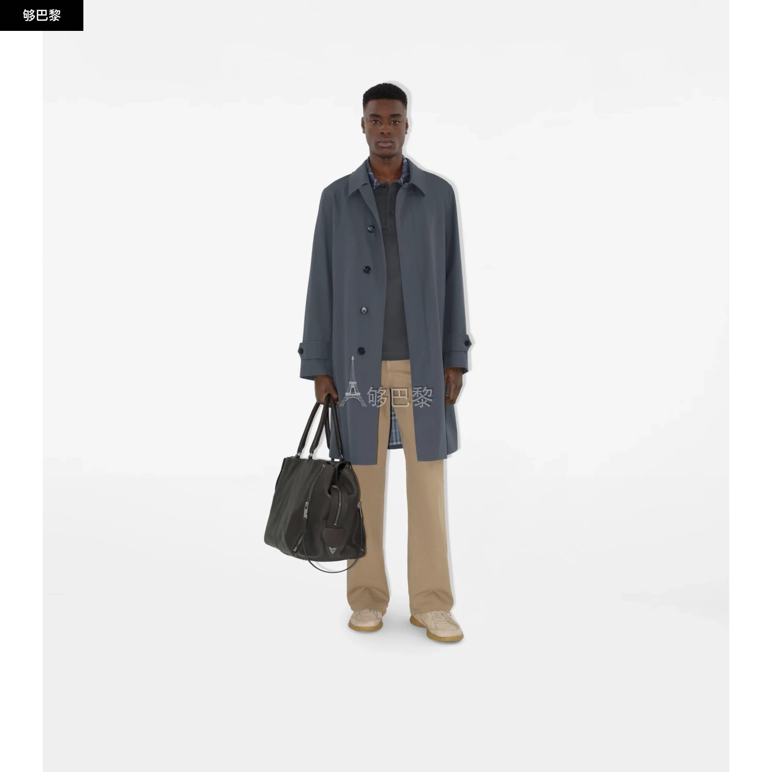 商品Burberry|【预售】 巴宝莉 24秋冬 男士 短袖Polo 棉质 Polo 衫 81058481,价格¥4454,第4张图片详细描述