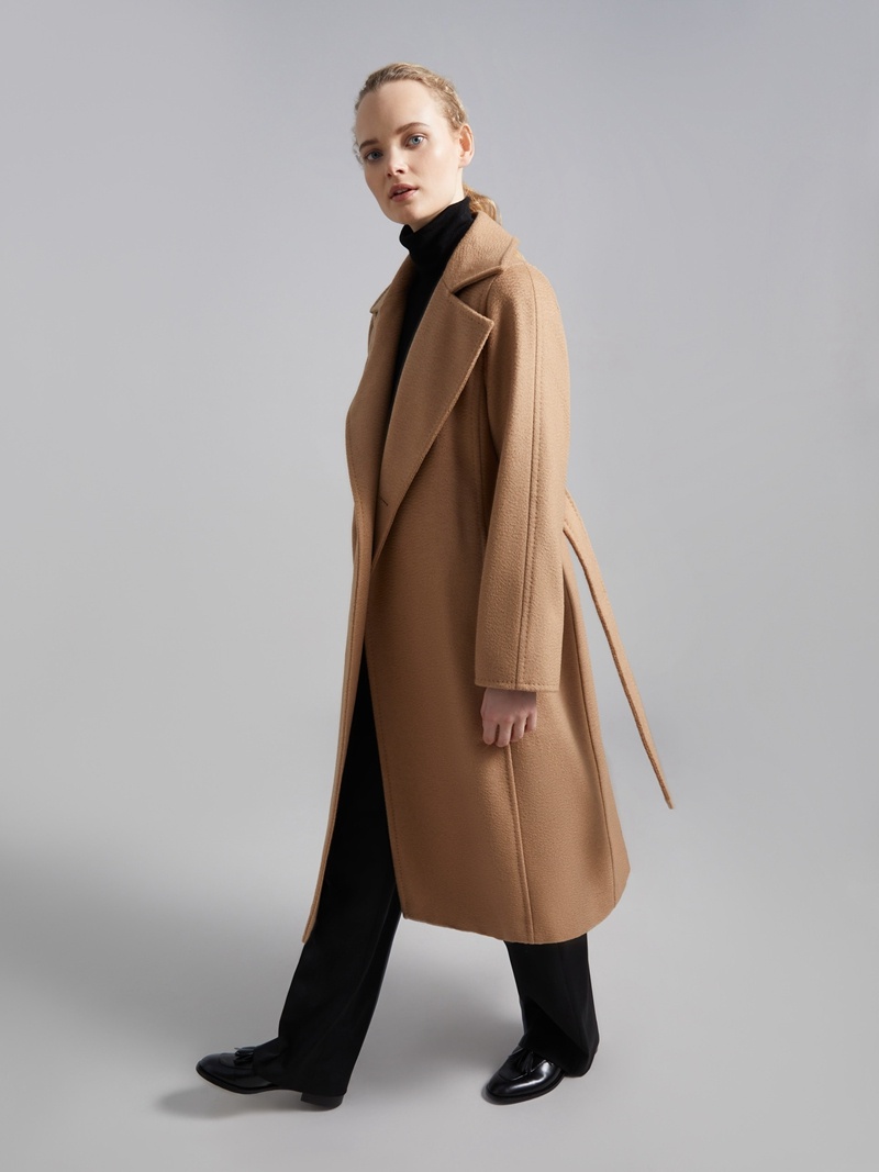 商品[国内直发] Max Mara|经典款翻领大衣外套 MANUELA,价格¥15202,第3张图片详细描述