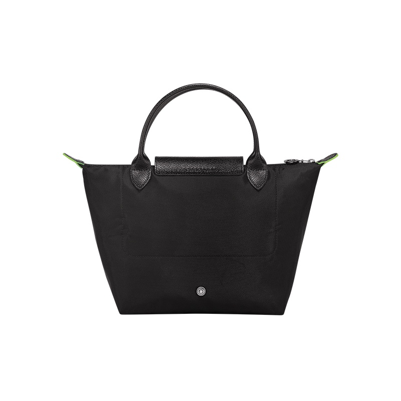 商品Longchamp|LONGCHAMP/珑骧 女士帆布银色五金按扣拉链开合小号手提包,价格¥754,第3张图片详细描述