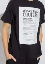 商品[国内直发] Versace|VERSACE 男士T恤黑色 72GAHT05-CJ00O-899,价格¥472,第1张图片详细描述