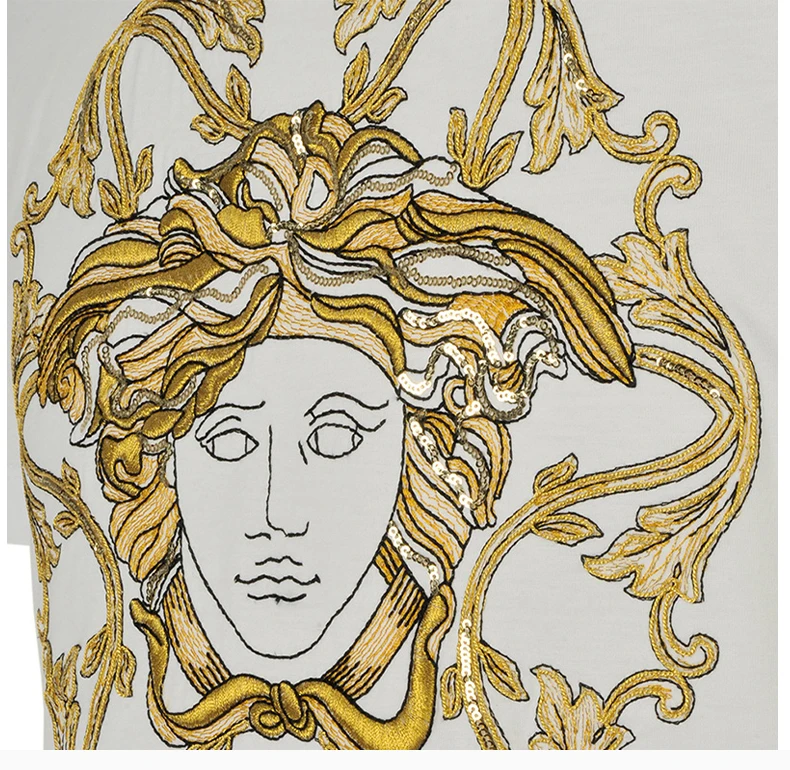 商品Versace|VERSACE JEANS 范思哲牛仔 男士圆领T恤 A732921952A93A,价格¥2274,第8张图片详细描述