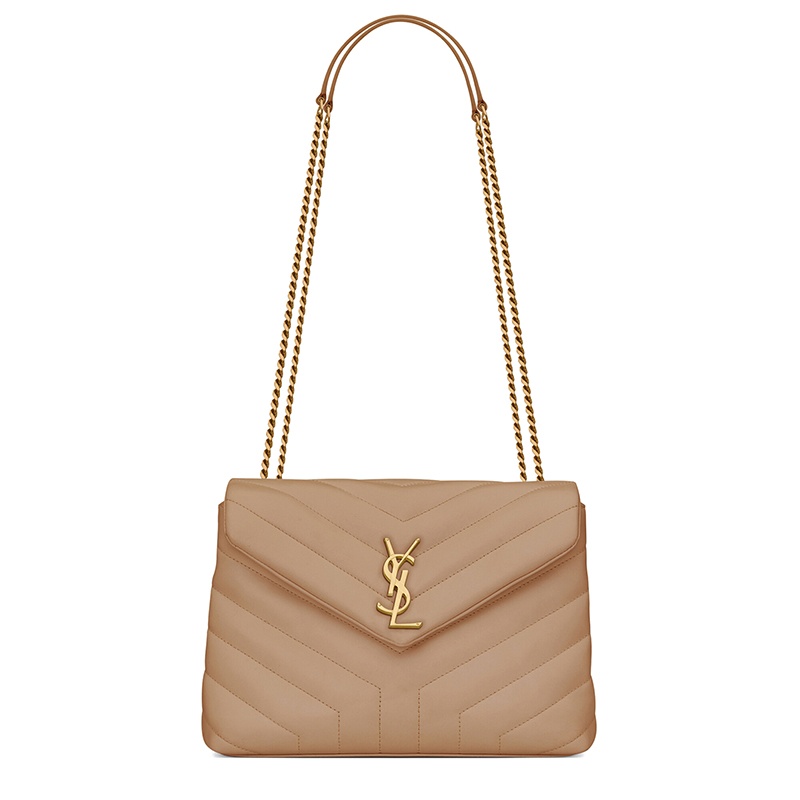 商品Yves Saint Laurent|SAINT LAURENT PARIS/圣罗兰 LOULOU系列 经典女士小号小牛皮Y缝ysl金色徽标手提斜挎单肩包,价格¥16549,第2张图片详细描述