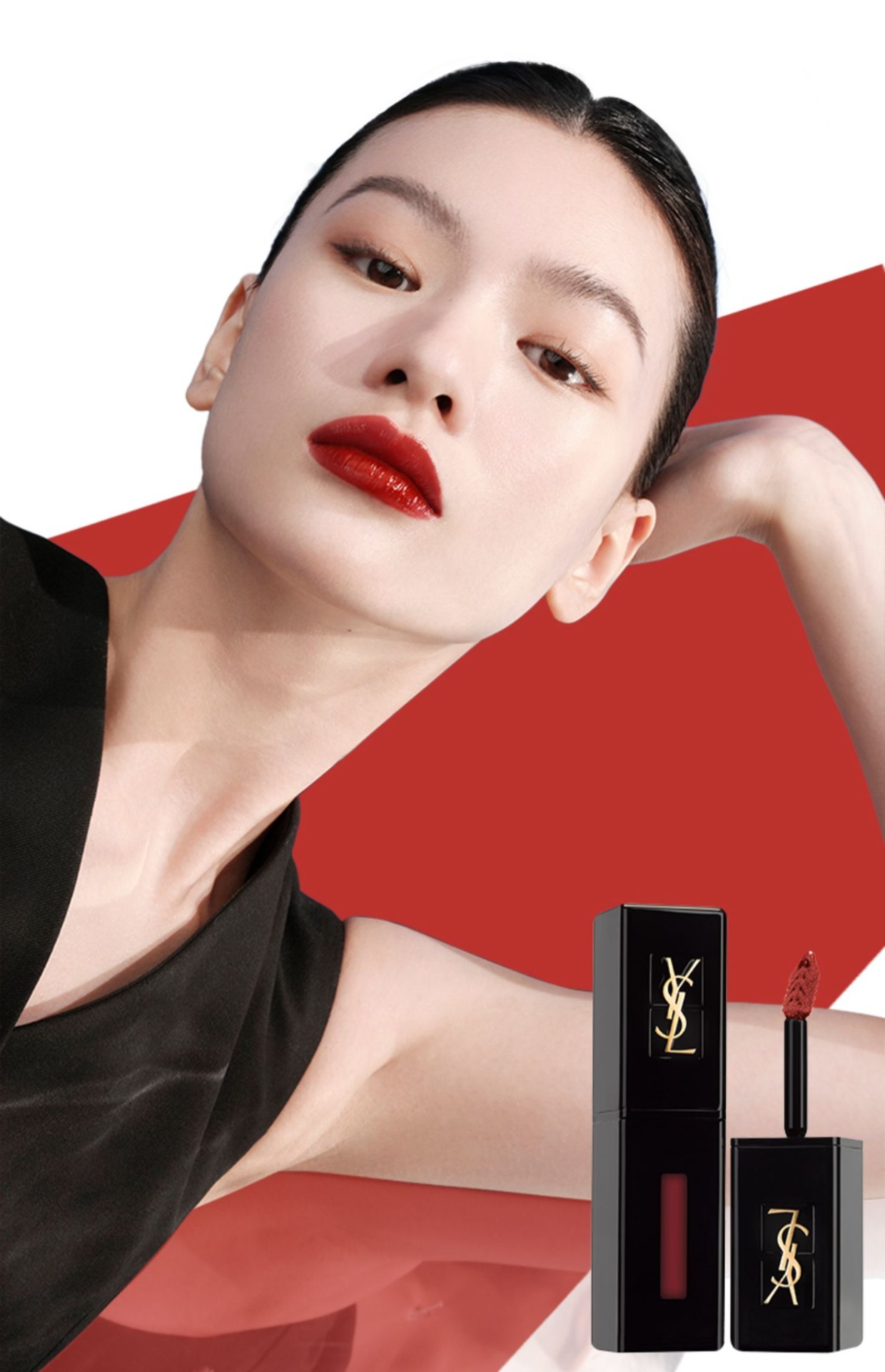 商品Yves Saint Laurent|圣罗兰YSL 黑管唇釉镜面口红 5.5ml 持久镜面水光玻璃唇烂番茄416滋润持色,价格¥316,第7张图片详细描述