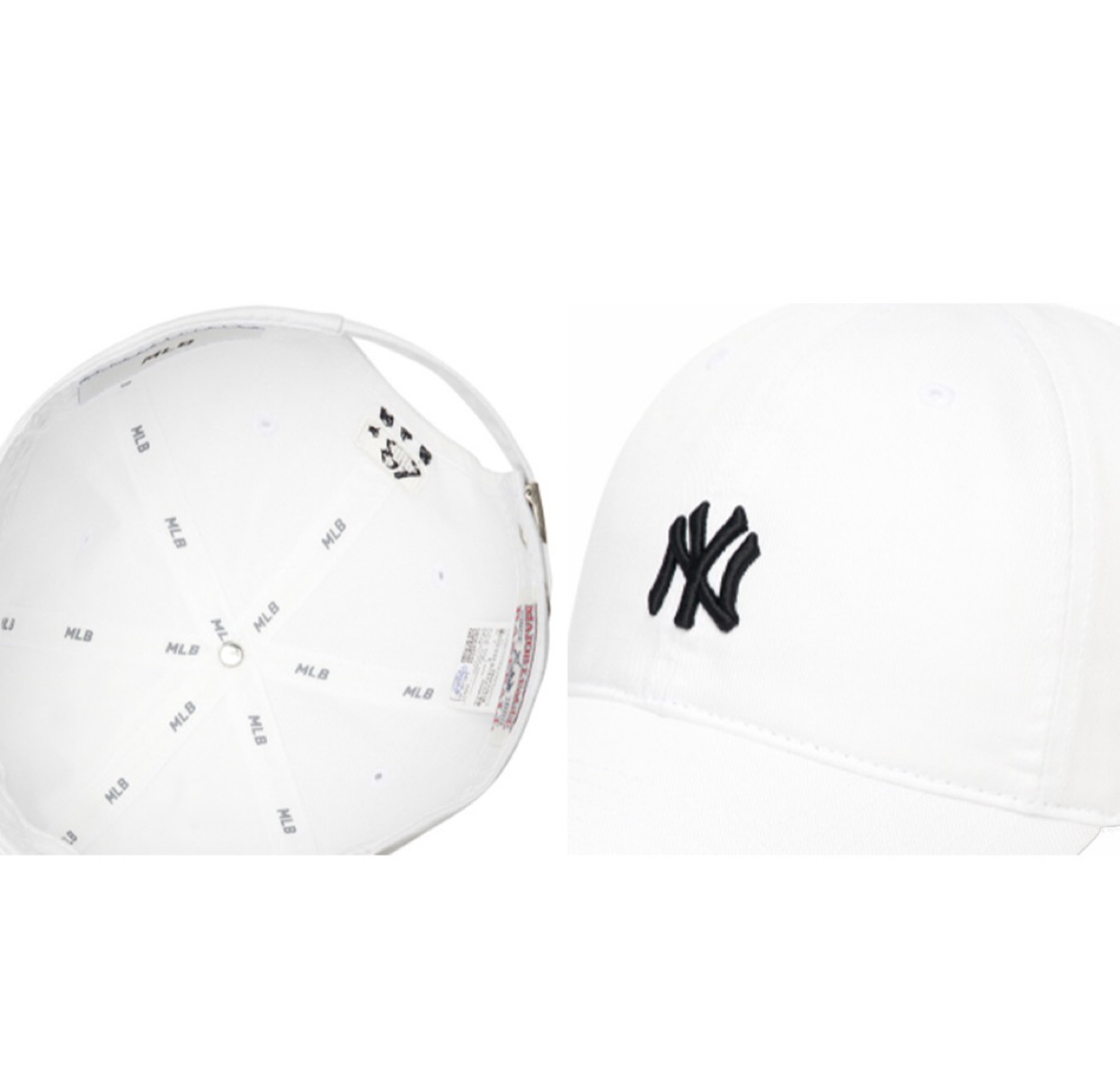 商品MLB|【享贝家】（国内现货）MLB 字母刺绣纯色棒球帽 男女同款 白色 3ACP770-1N-K0030-50WHS G-QD,价格¥209,第7张图片详细描述