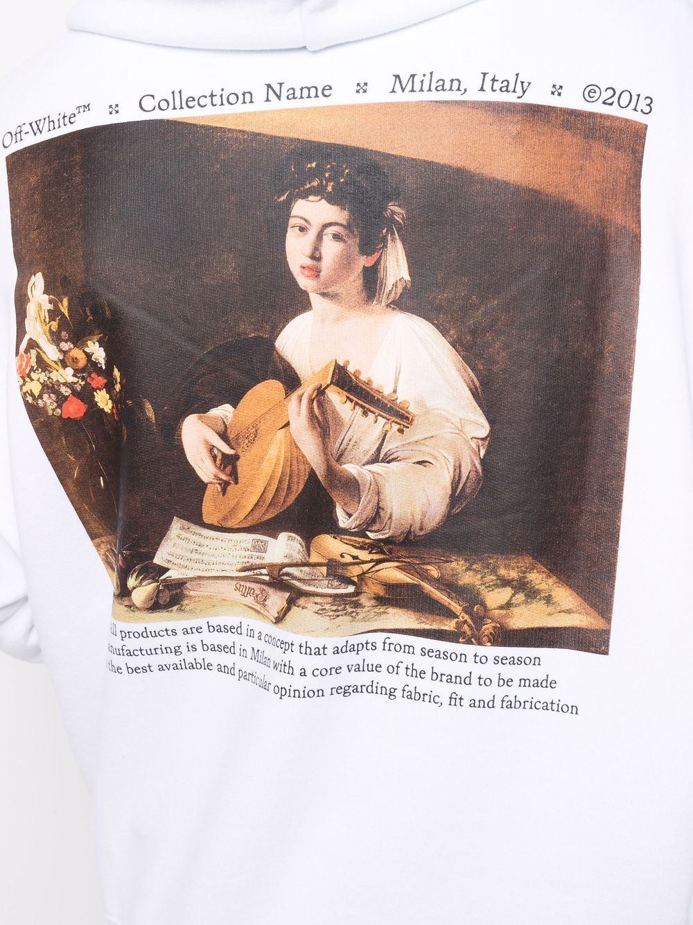 商品Off-White|男白印花连帽长袖 OMBB037F21FLE009-0184（澳门仓发货）,价格¥3318,第1张图片详细描述