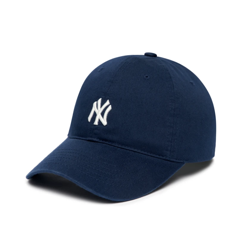 商品MLB|【享贝家】ZY- MLB 棒球帽复古小标LOGO 运动休闲鸭舌帽 男女同款 藏蓝色 3ACP7701N-50NYS,价格¥183,第1张图片详细描述