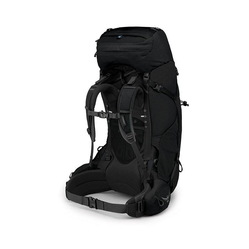 商品Osprey|【现货】小鹰AETHER系列男士多功能登山户外徒步旅行双肩包65L 黑色 AETHER-65-N,价格¥3094,第3张图片详细描述