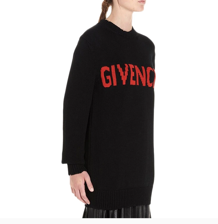 商品[国内直发] Givenchy|GIVENCHY 黑色女士针织衫/毛衣 BW907F4Z5B-009,价格¥5293,第6张图片详细描述