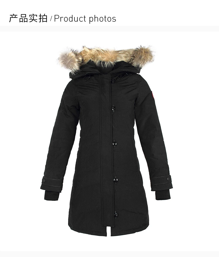 商品[国内直发] Canada Goose|CANADA GOOSE 黑色女士羽绒服 2090L-BLACK,价格¥7496,第4张图片详细描述