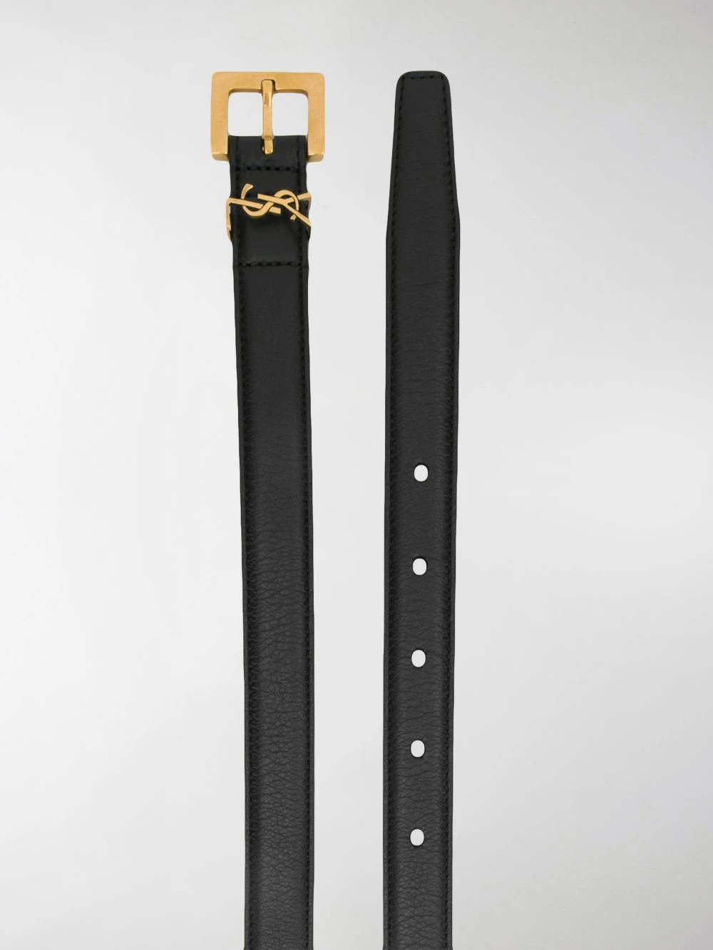 商品Yves Saint Laurent|YSL 黑色女士腰带 554465-BOO0W-1000 宽2cm,价格¥2576,第4张图片详细描述
